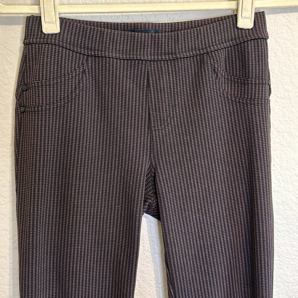 Sanctuary Anthropologie Houndstooth Brown/Black Pointe Leggings Pull On - XS - Picture 2 of 15